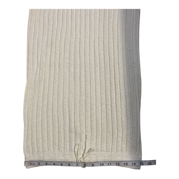62. Free People Veda Sweater Set Ivory Ribbed Maxi Pencil Skirt 2 In 1 Size S - Picture 14 of 17